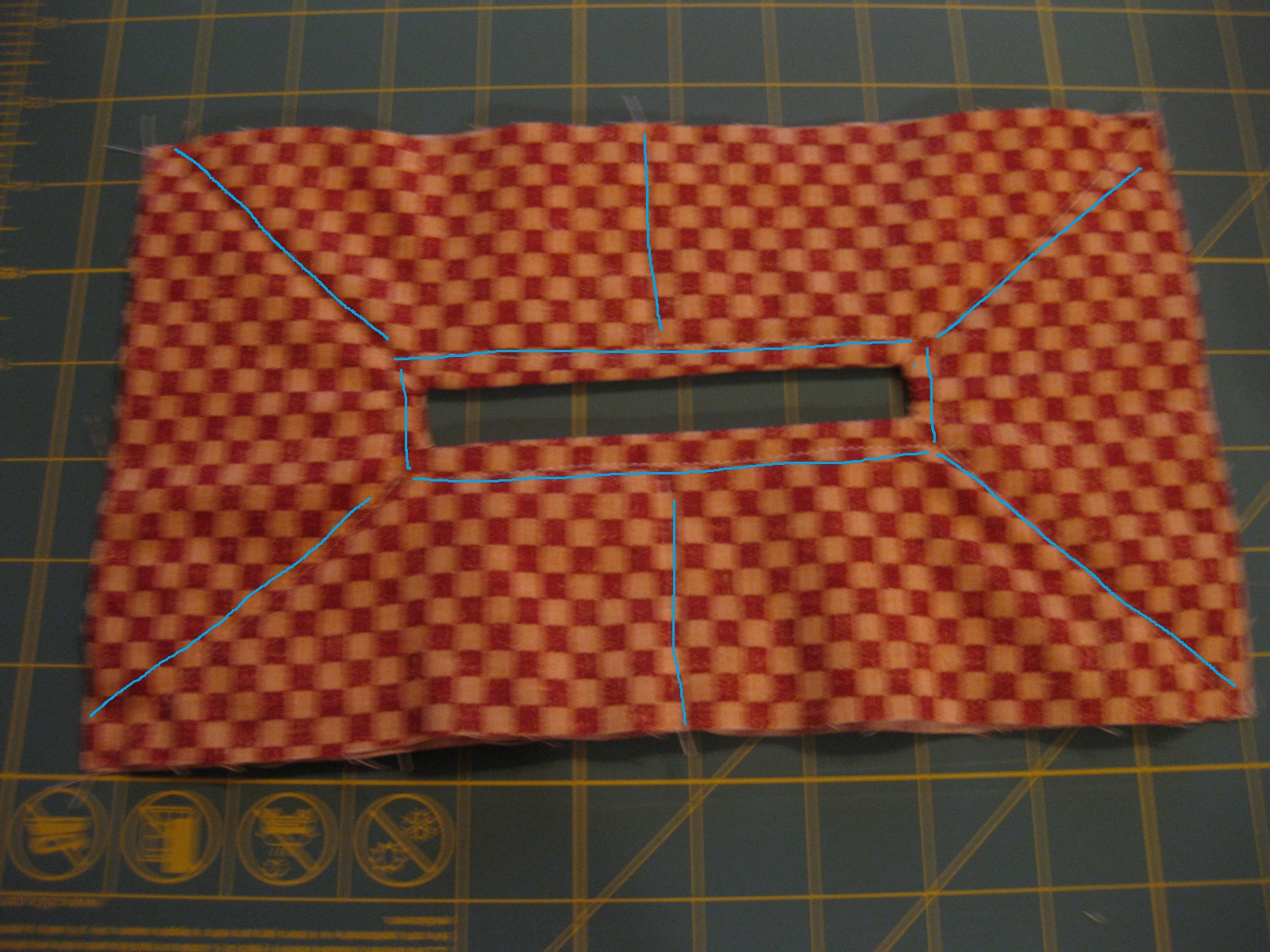 By Your Hands Tuesday Tutorial Rag Quilted Tissue Box Cover