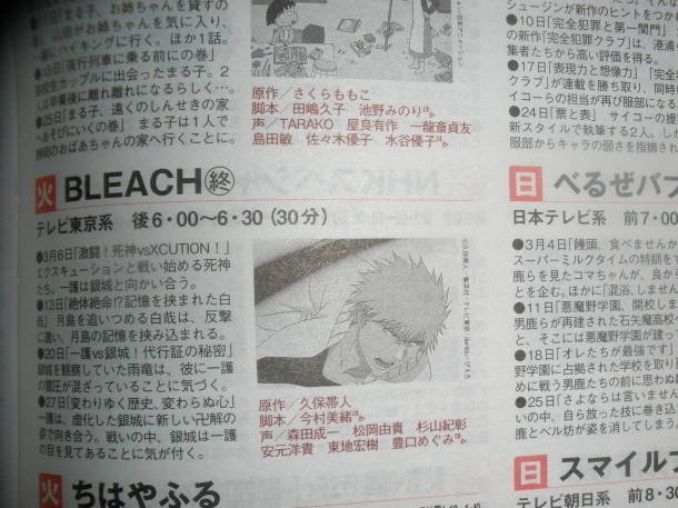 El anime de Bleach acaba Bleach+final