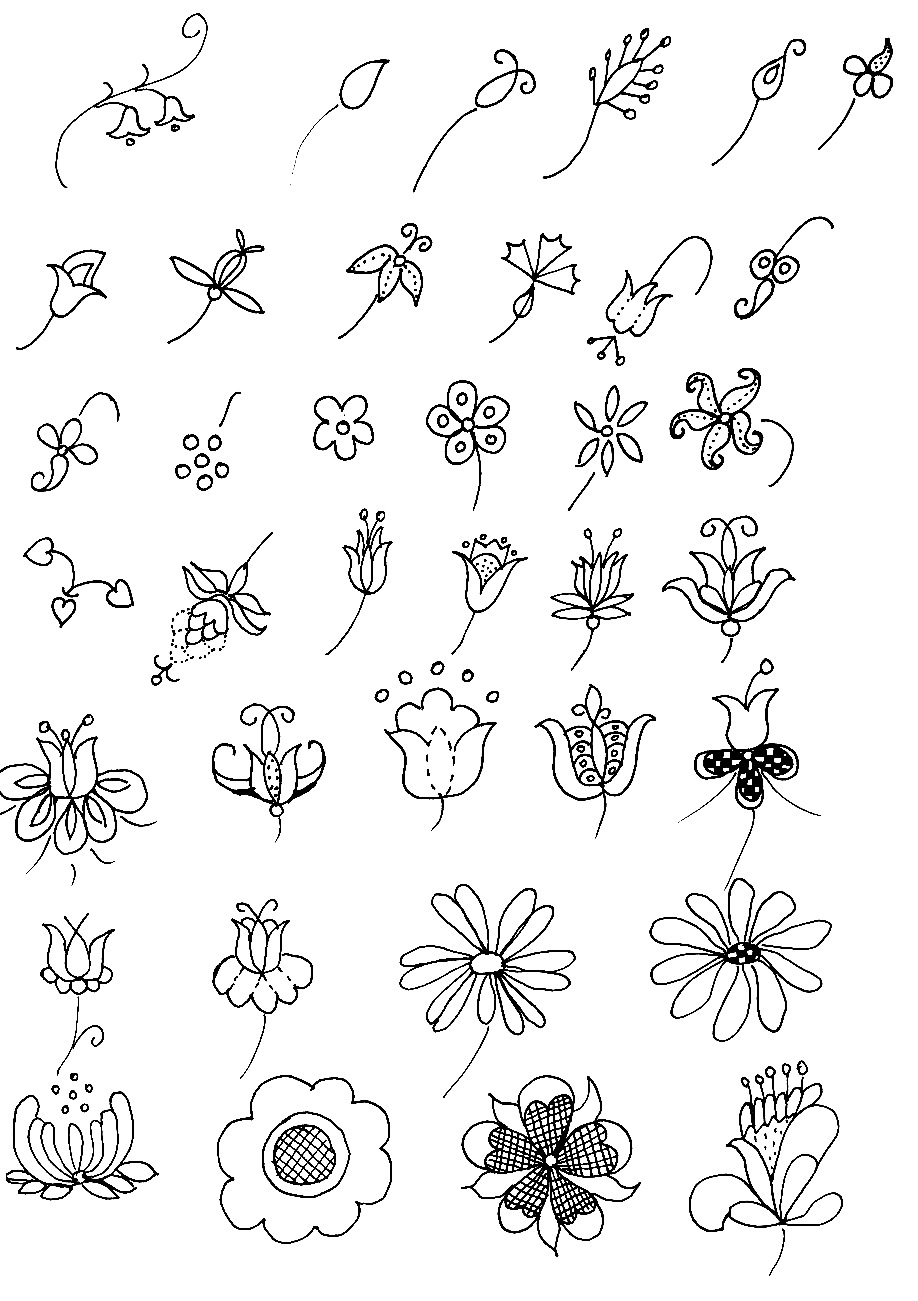 Lettering Line drawing Motivation How to draw flowers