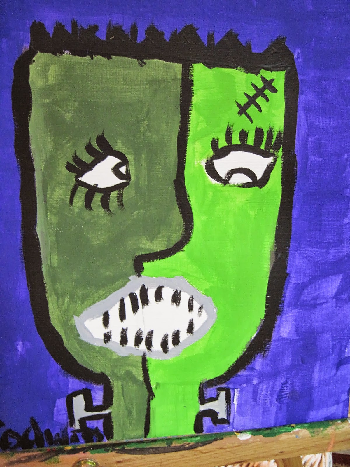 Artfully Me Picasso Frankenstein