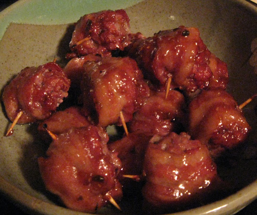 Barbecue Master Grilled Bacon Wrapped Meatballs with Fischer & Wieser