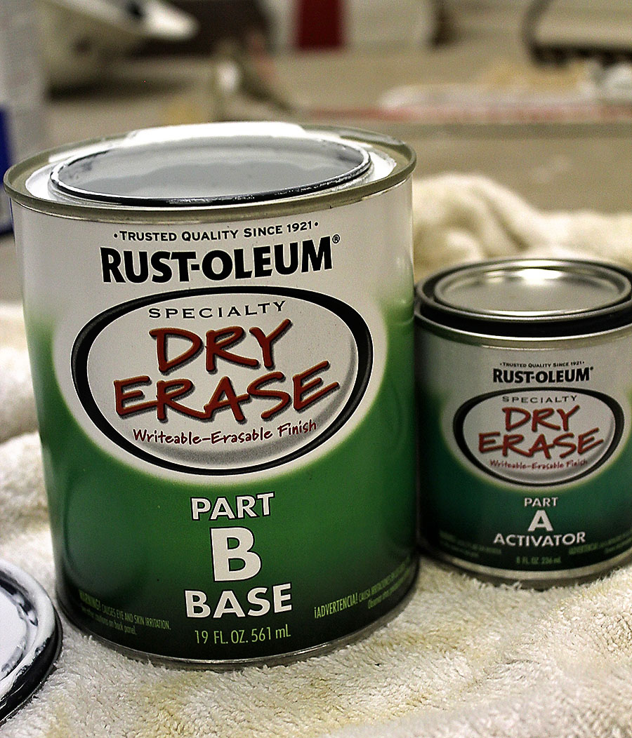 Remodelaholic Dry Erase Painted Desk