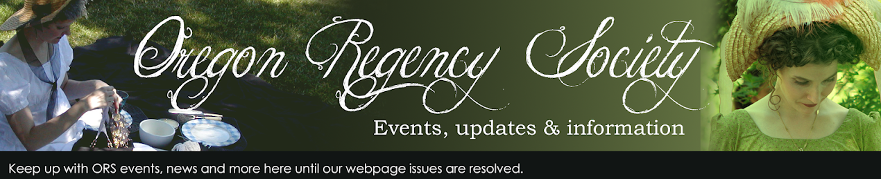 Oregon Regency Society - Events