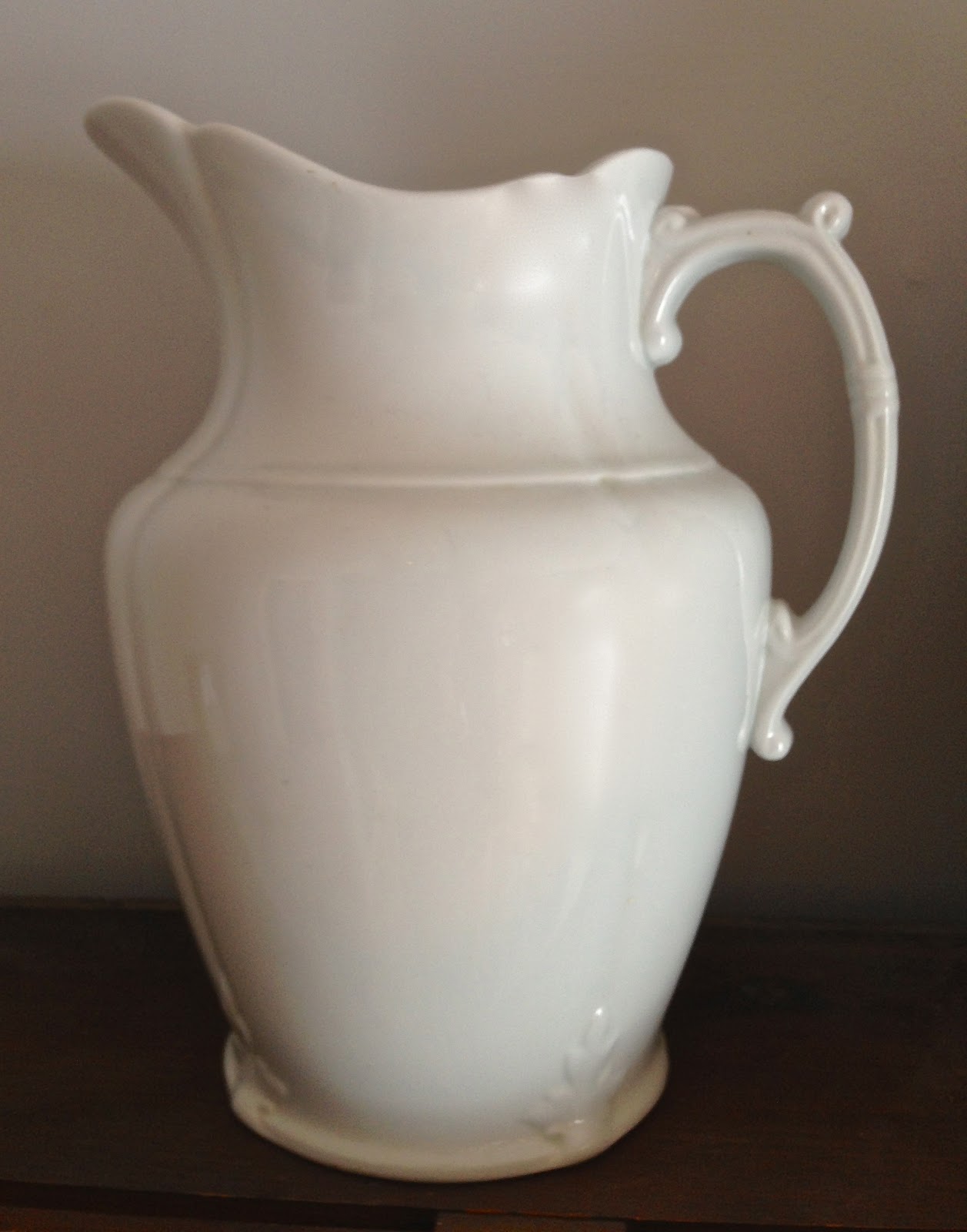 Home Inspirations White Ironstone!