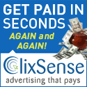 clixsense logo ganhe dinheiro on line clicando em anuncios