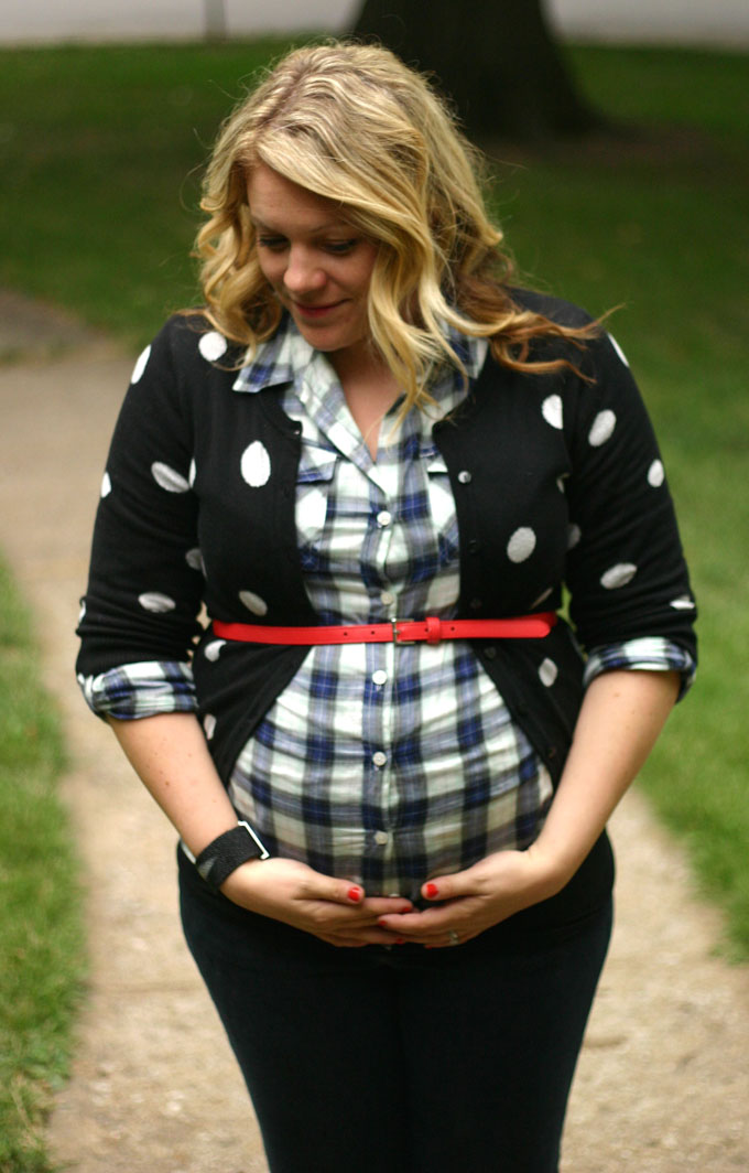 kd plaid and polka dots