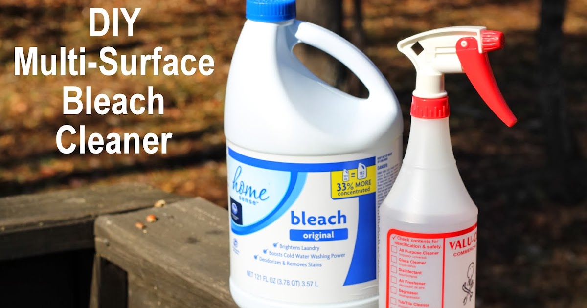 My SoCalled (Mommy) Life DIY MultiSurface Bleach Cleaner