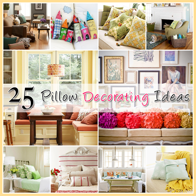 25 Ideas for Decorating with Pillows The Cottage Market