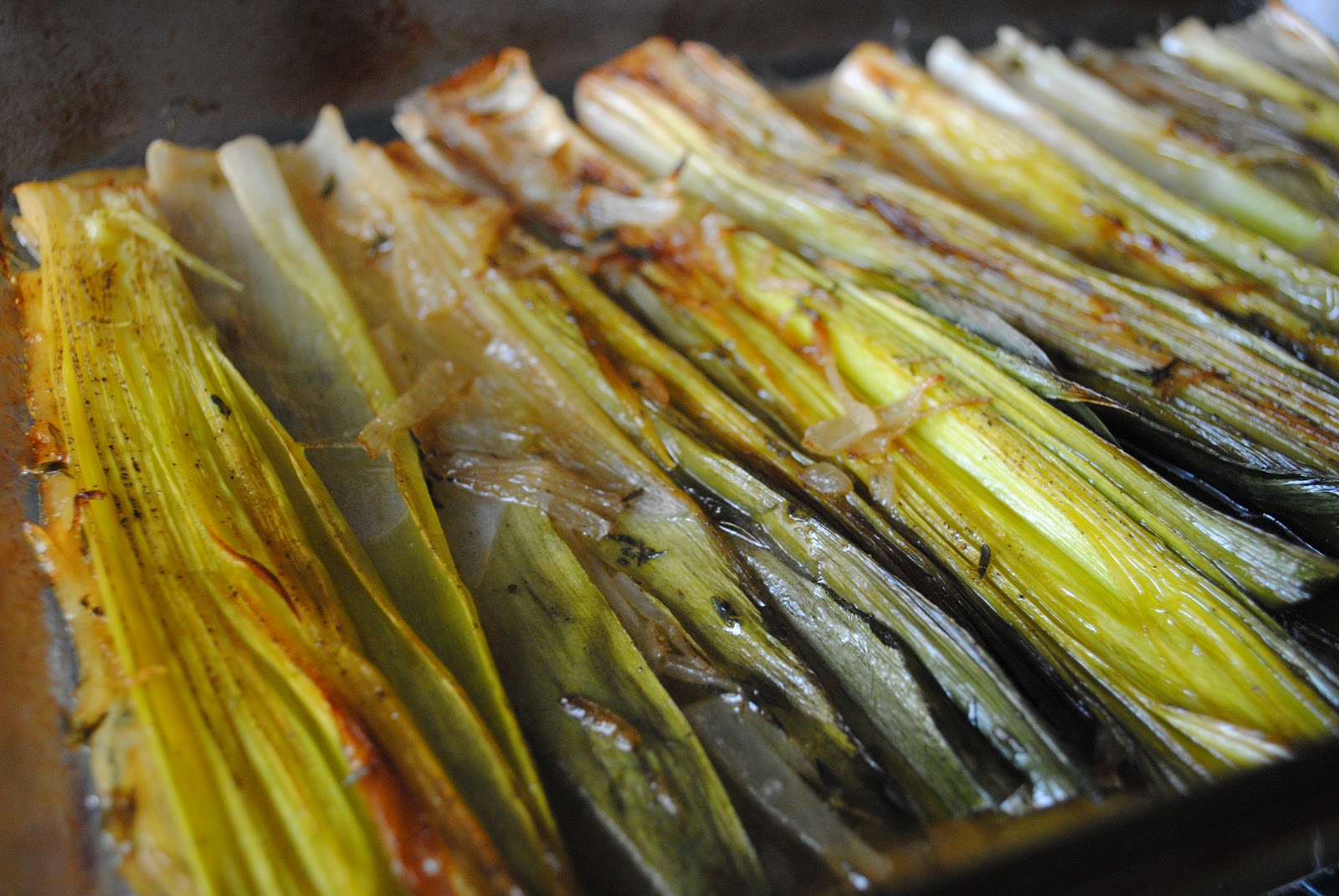 Fabulously Delicious Braised Leeks