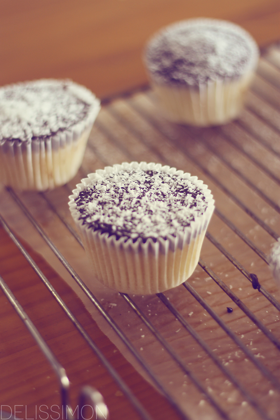 Delissimon Lamington Cupcakes