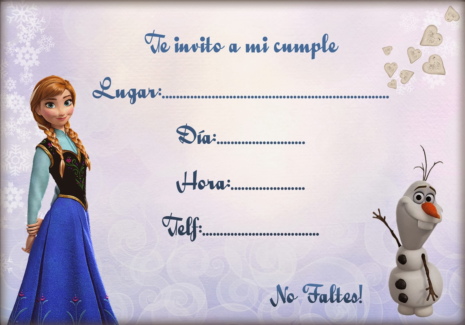 invitaciones para cumpleaños de niña