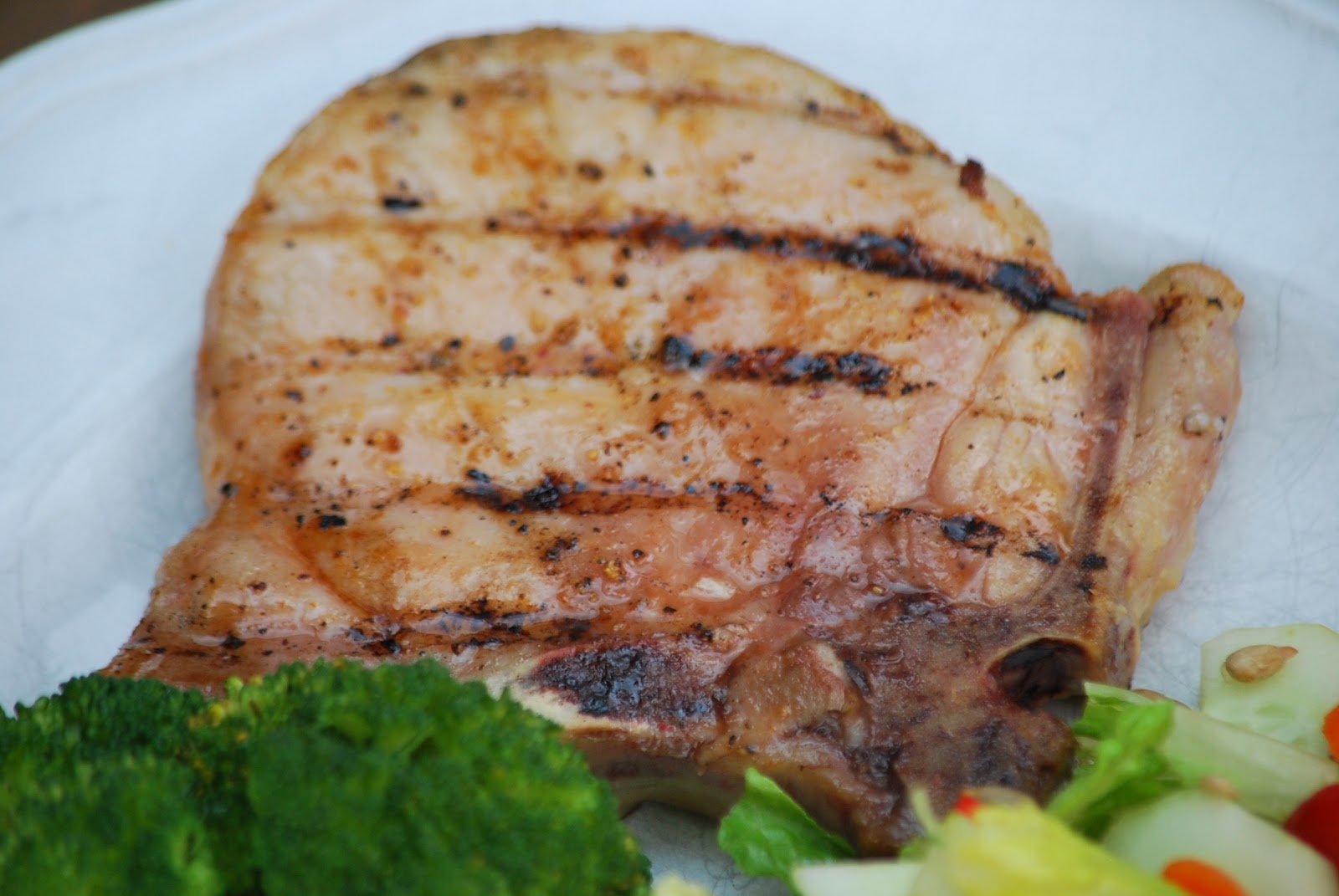My story in recipes Glazed and Grilled Pork Chops
