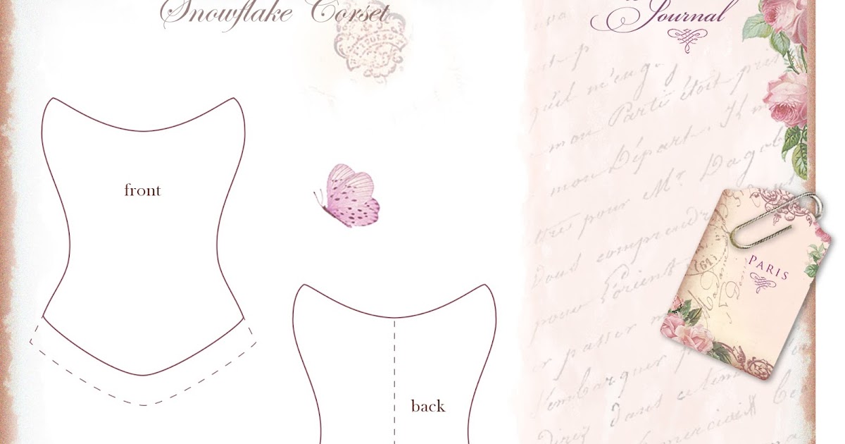 corset invitation template