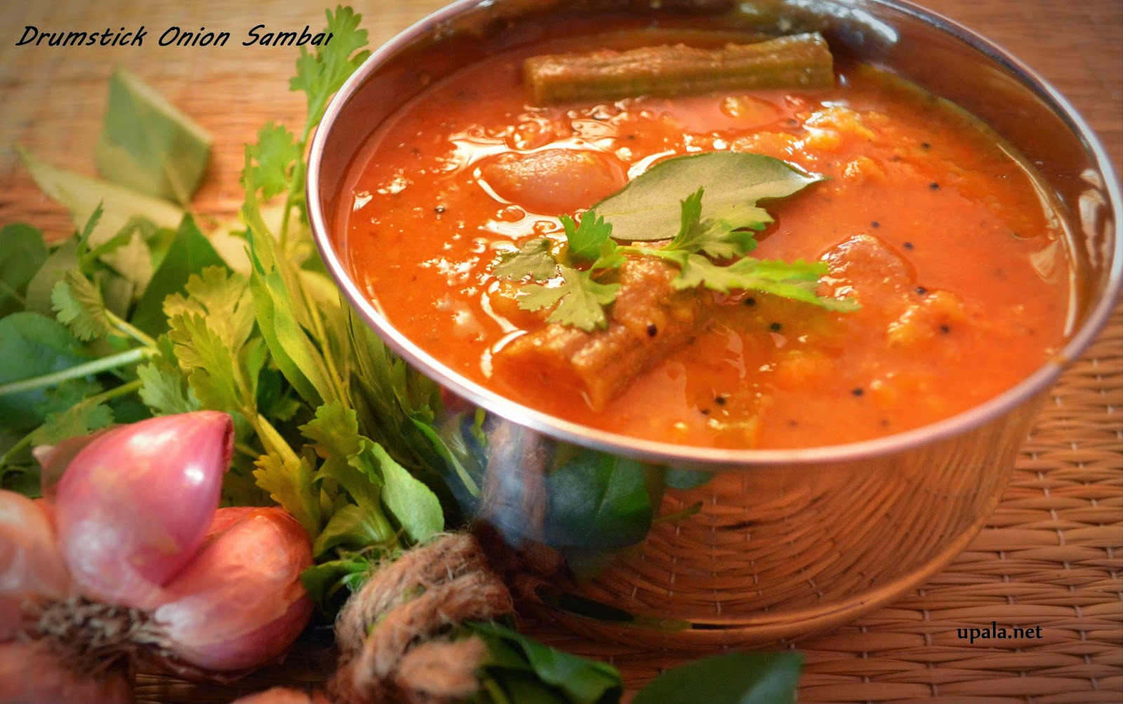 Upala Drumstick Onion Sambar