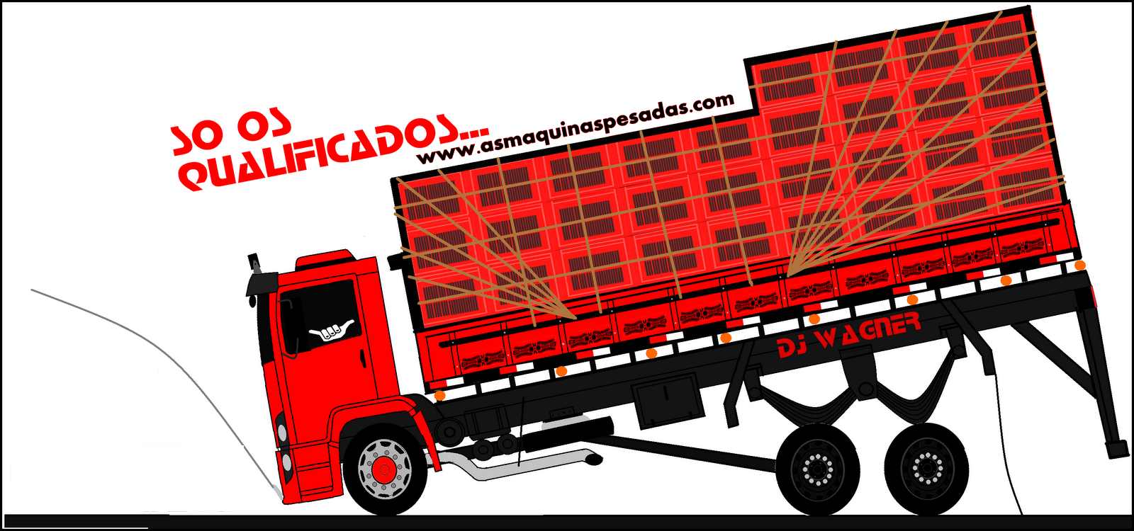 curious picture gallery: Desenhos de caminhões rebaixados e tunados!