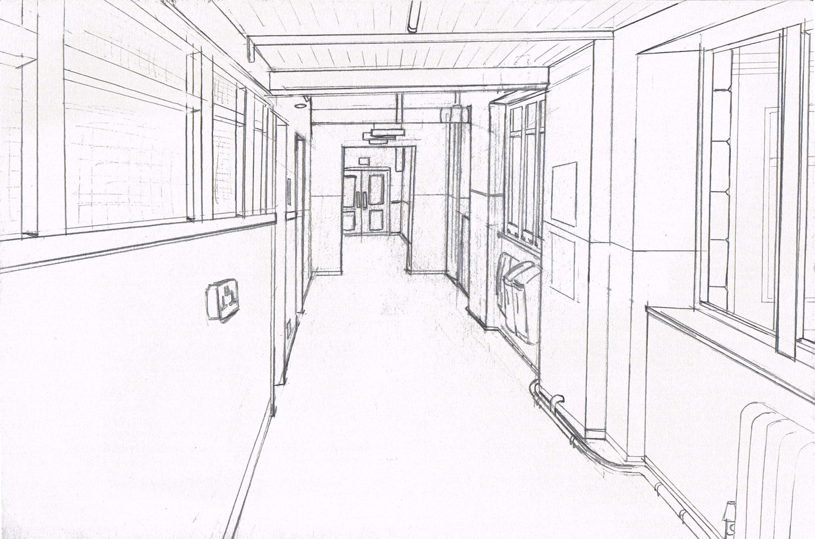 Self Evaluation: Perspective Drawing - Thomas Fyfe