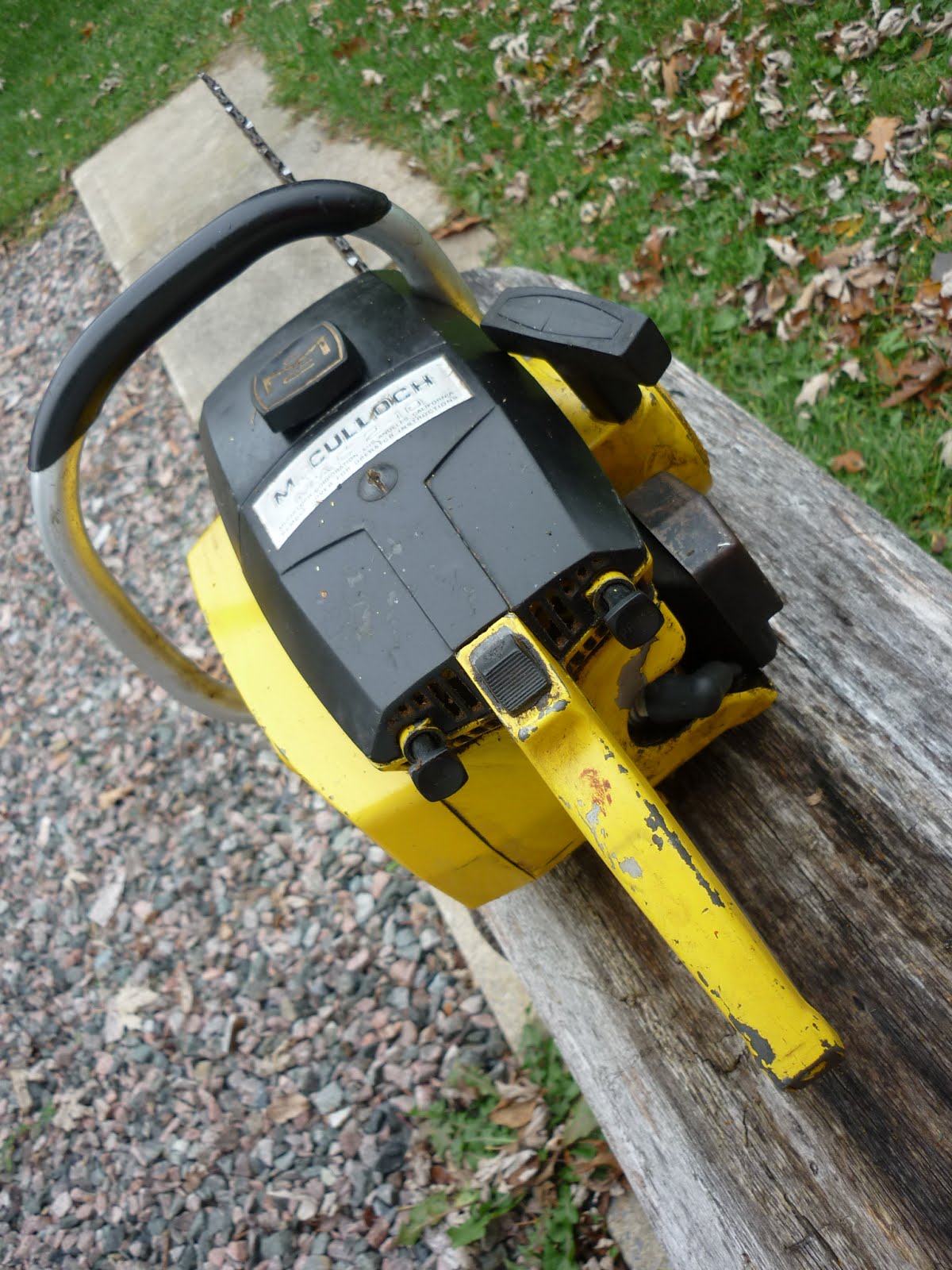 VINTAGE CHAINSAW COLLECTION MCCULLOCH GROUP OF SAWS.