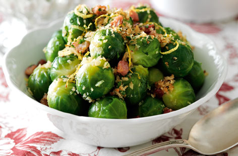 sprouts brussels lemon crumbs recipe food arabic recipes tesco real choose board