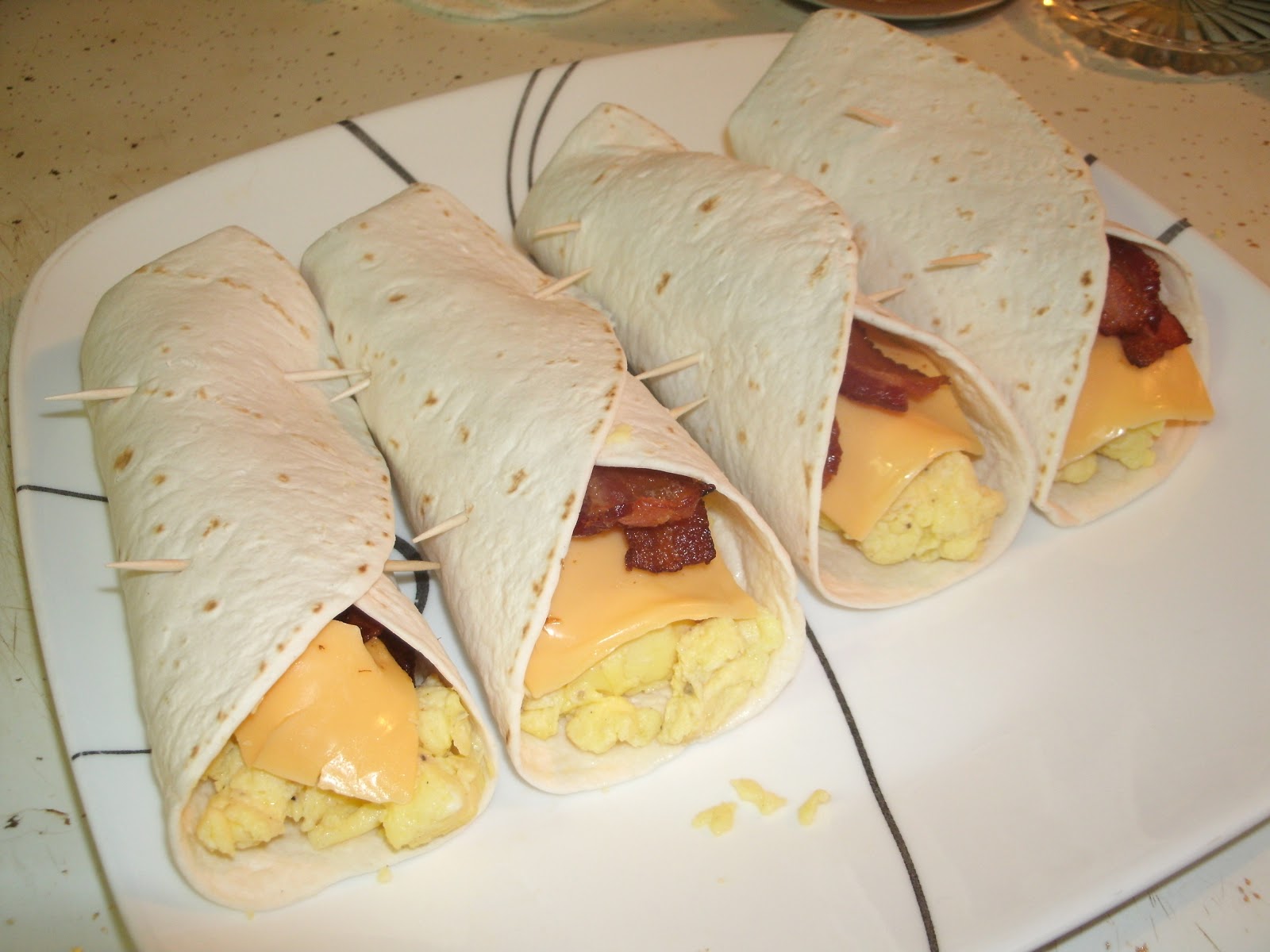 Love.Laugh.Cook Bacon Egg & Cheese Burritos