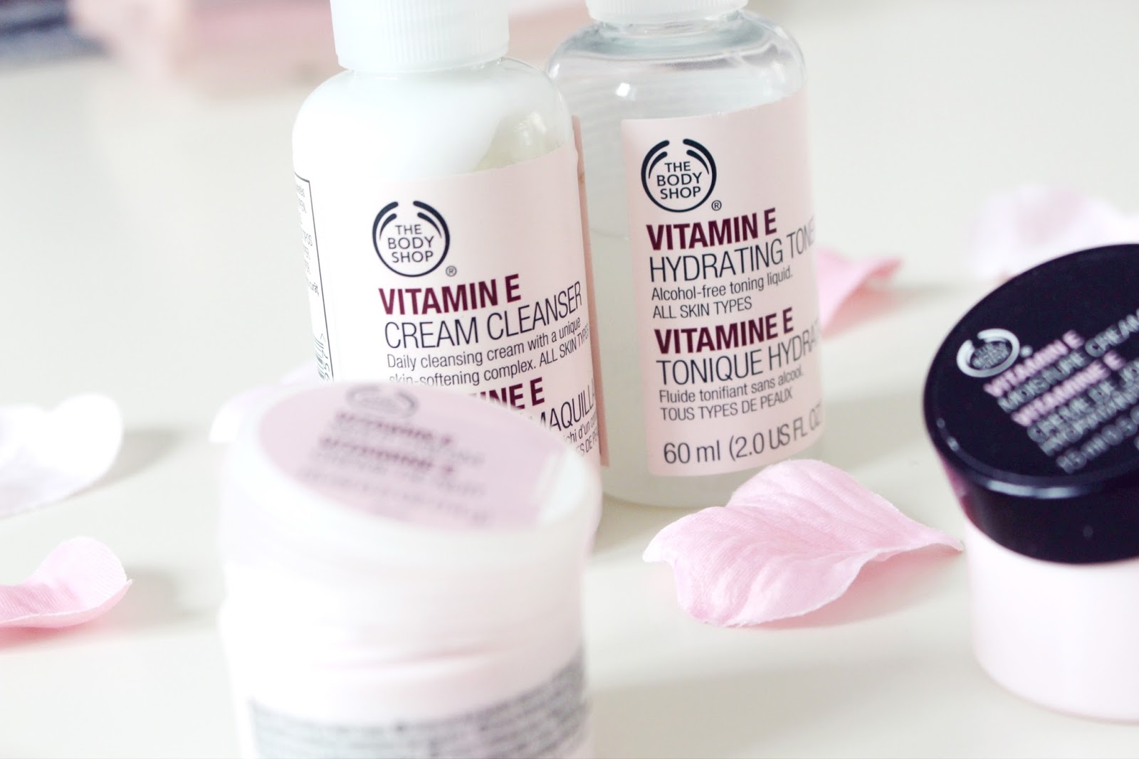Skincare The Body Shop Vitamin E Range Thumbelina Lillie