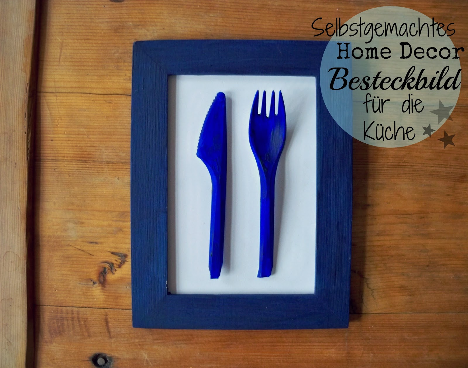 Mrs Kings Castle: Selbstgemachtes Homedecor - Besteckbild für die Küche