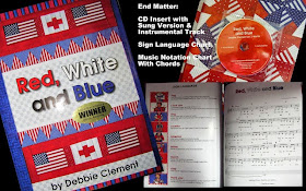 "Red, White and Blue" Picture Book {and song} for Patriotic Presentations, by Debbie Clement