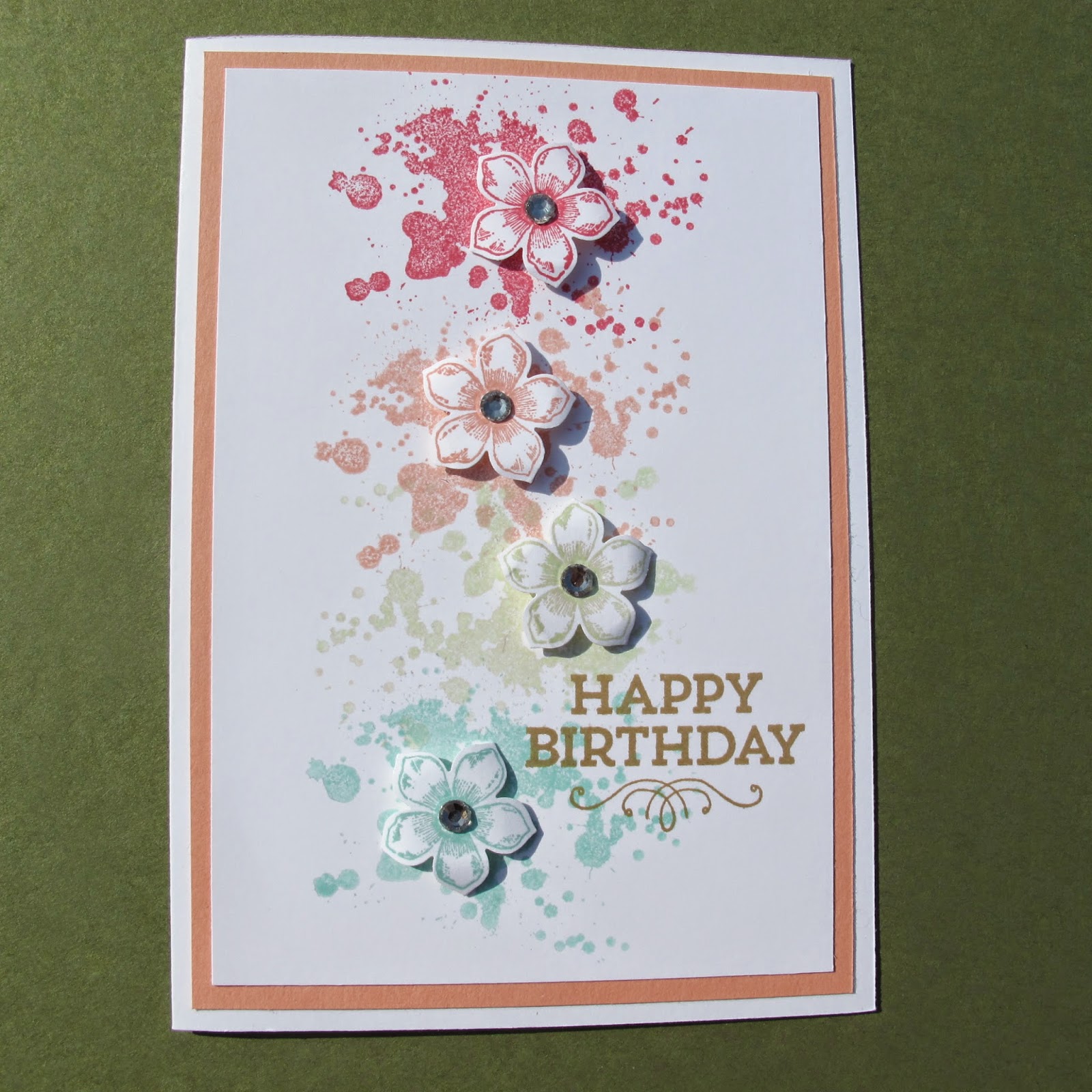 Create Grunge Stamp set from Stampin Up