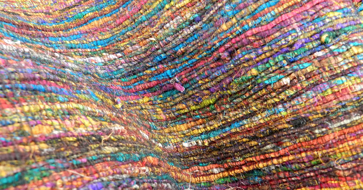 Tulsiram Rugs Recycle Saree Silk Texture