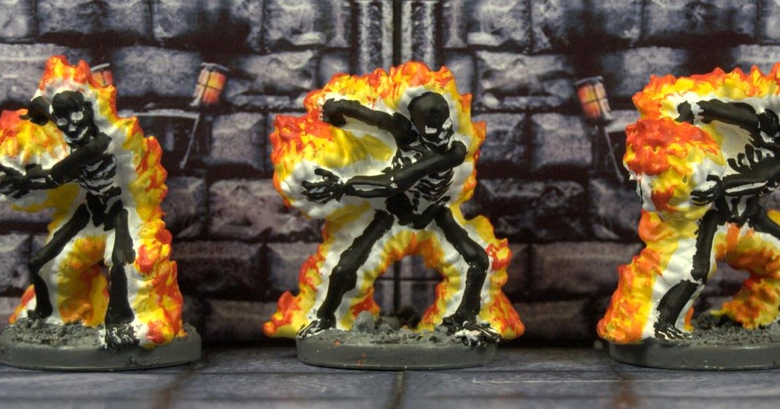 Dungeons /& Dragons Castle Ravenloft Board Game Three Blazing Skeletons