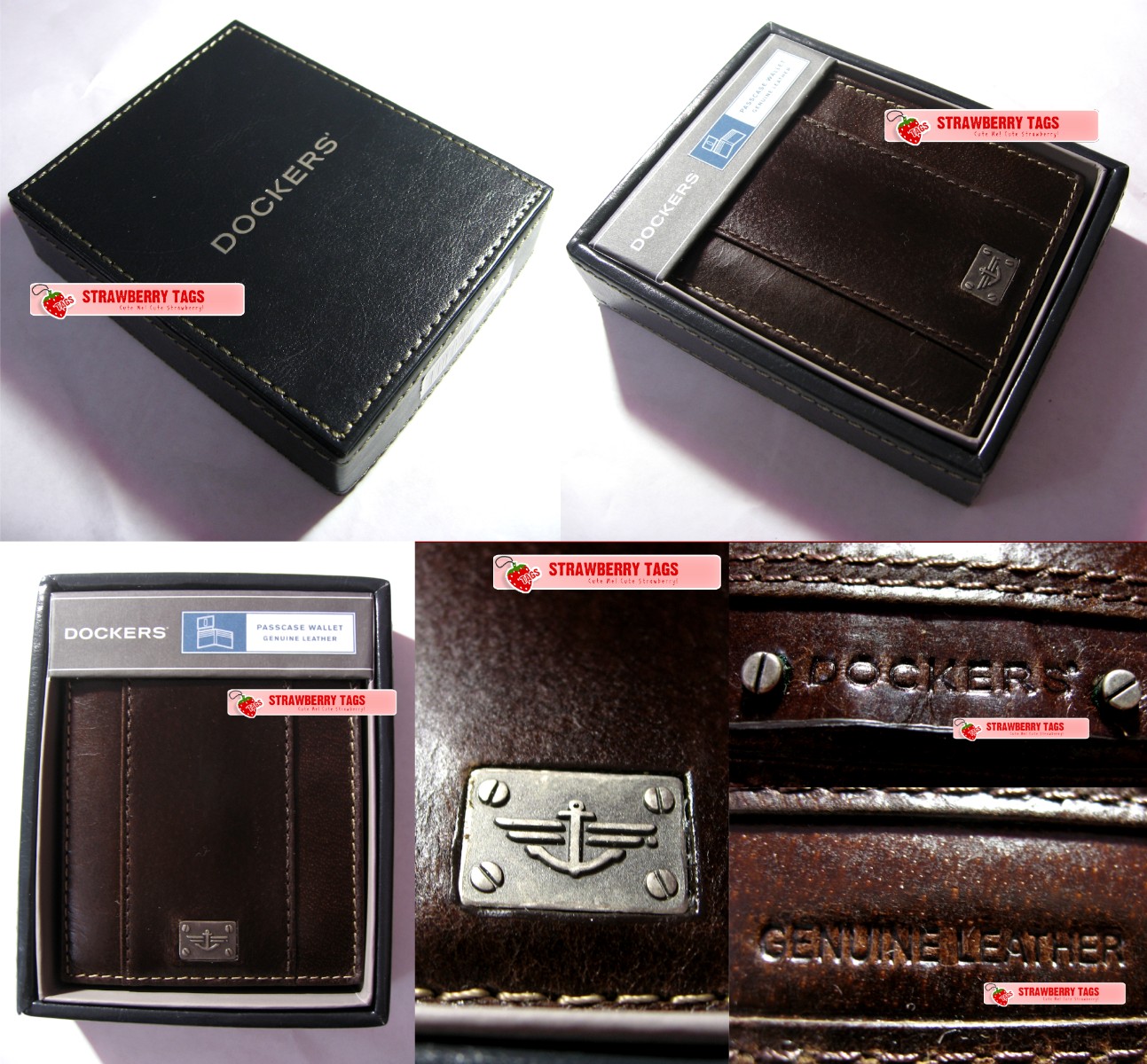 StrawBerry TaGs Dockers® Leather Passcase Wallet