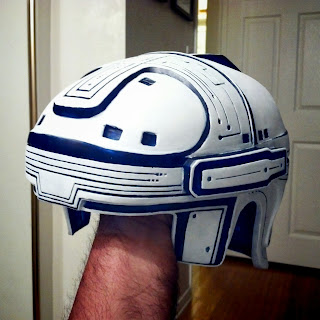 Classic Tron helmet prop replica