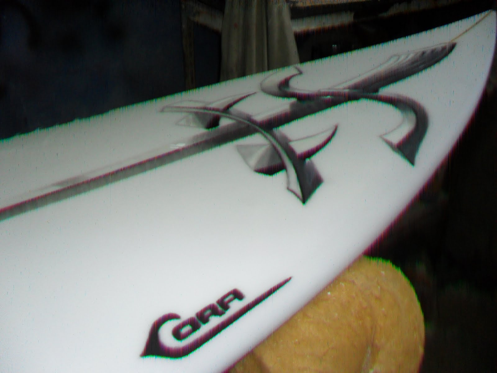 SURFBOARDS ART CORA FERNANDEZ OLIVER SURFBOARD HAND PAINT ART, TABLA