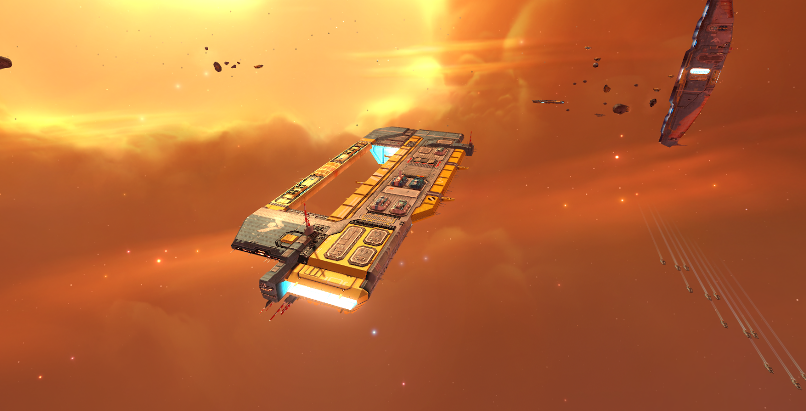 "Homeworld 2 Remastered" Hiigaran Ships Shipyard