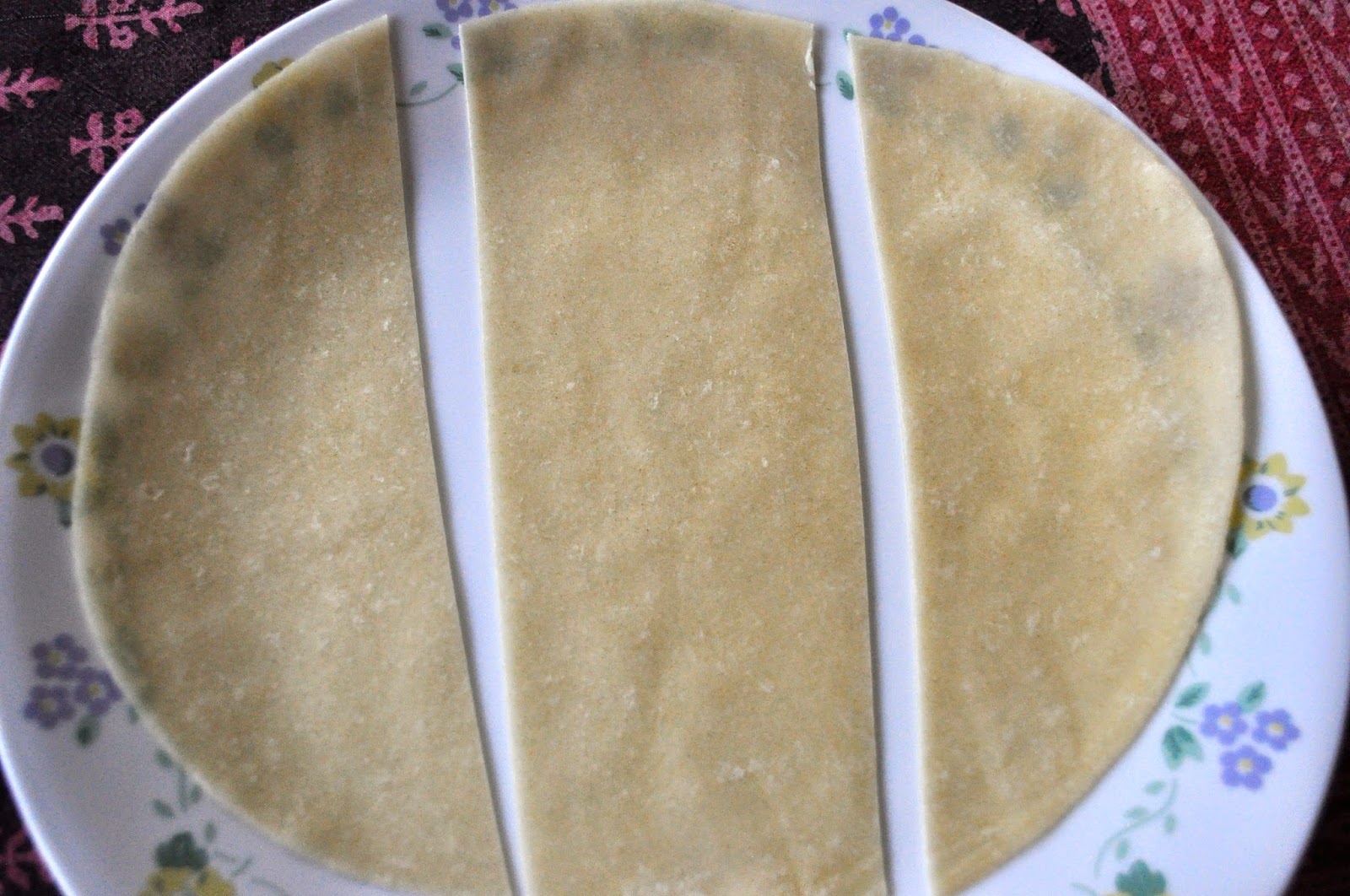 Cooking with Meena Samosas made with uncooked flour tortillas