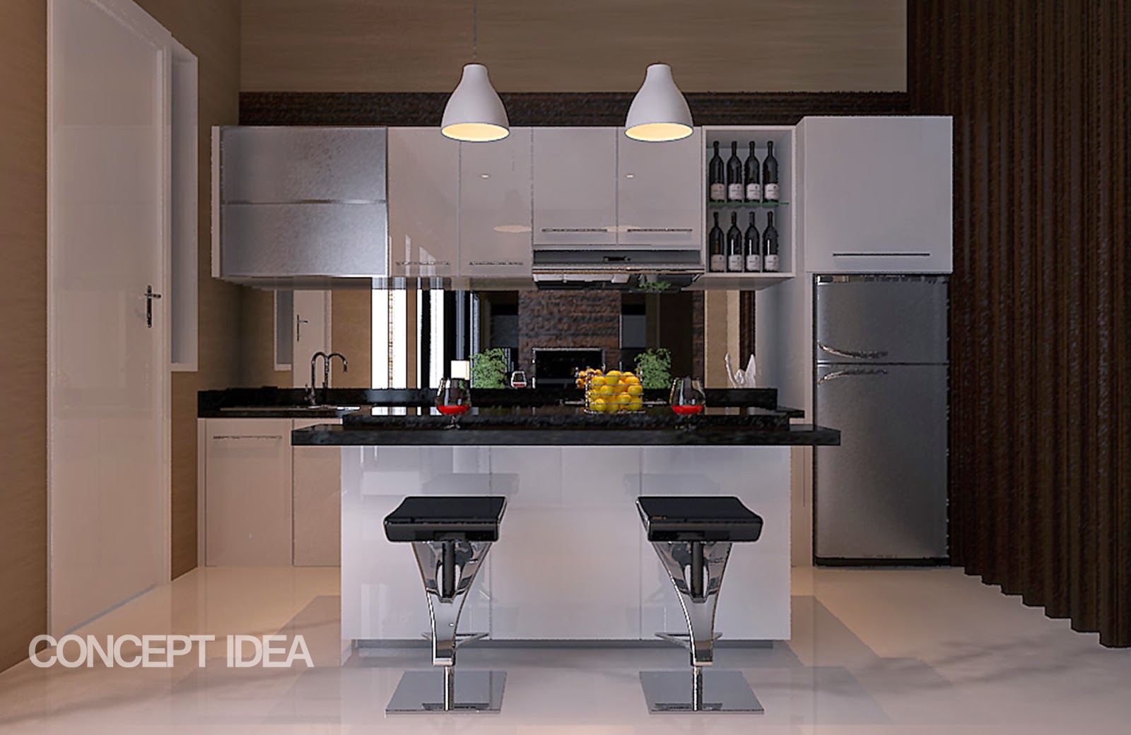 CONCEPT IDEA DESAIN KITCHEN & PANTRY MINIMALIS
