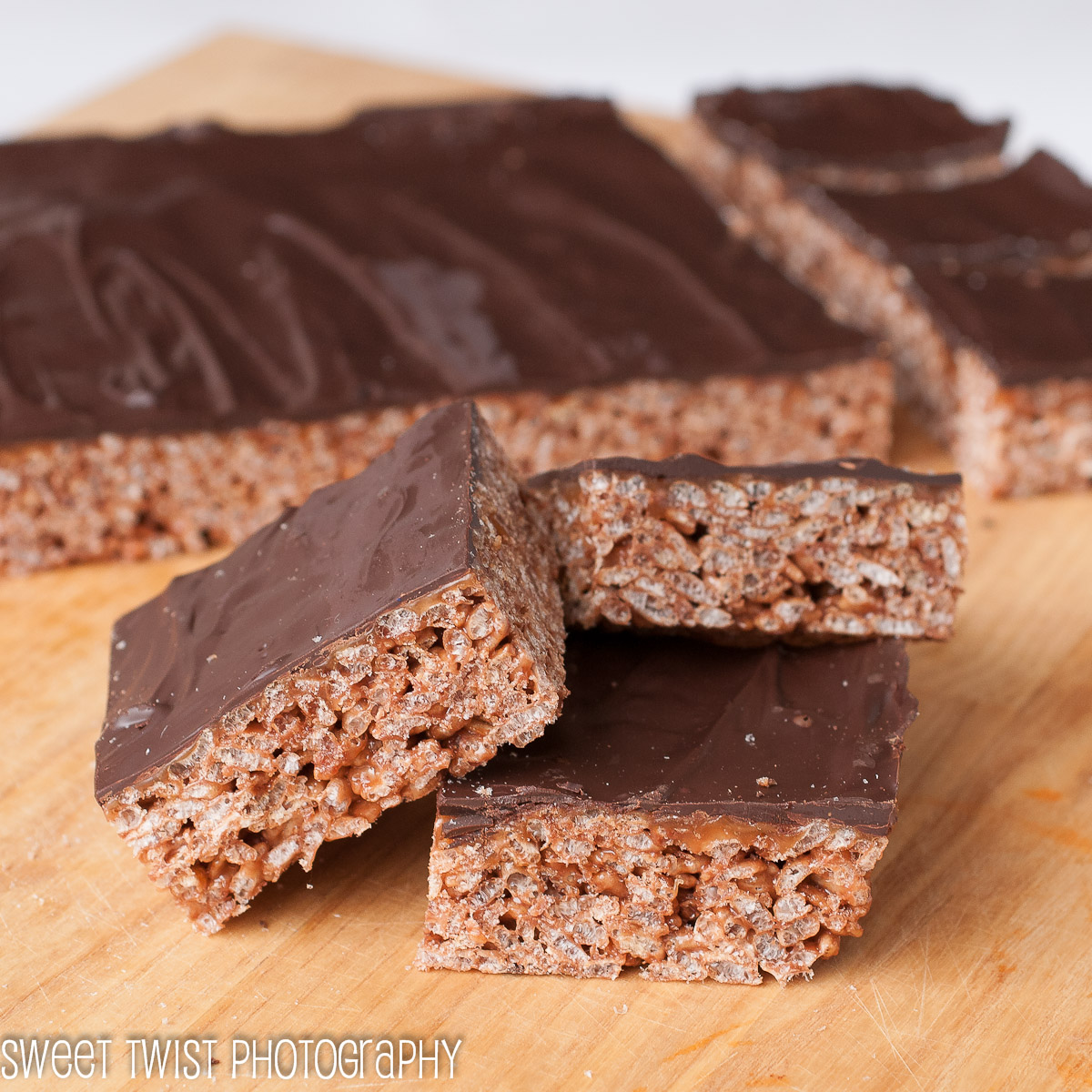 Sweet Twist of Blogging Chocolate Caramel Mars Bar Rice Krispies