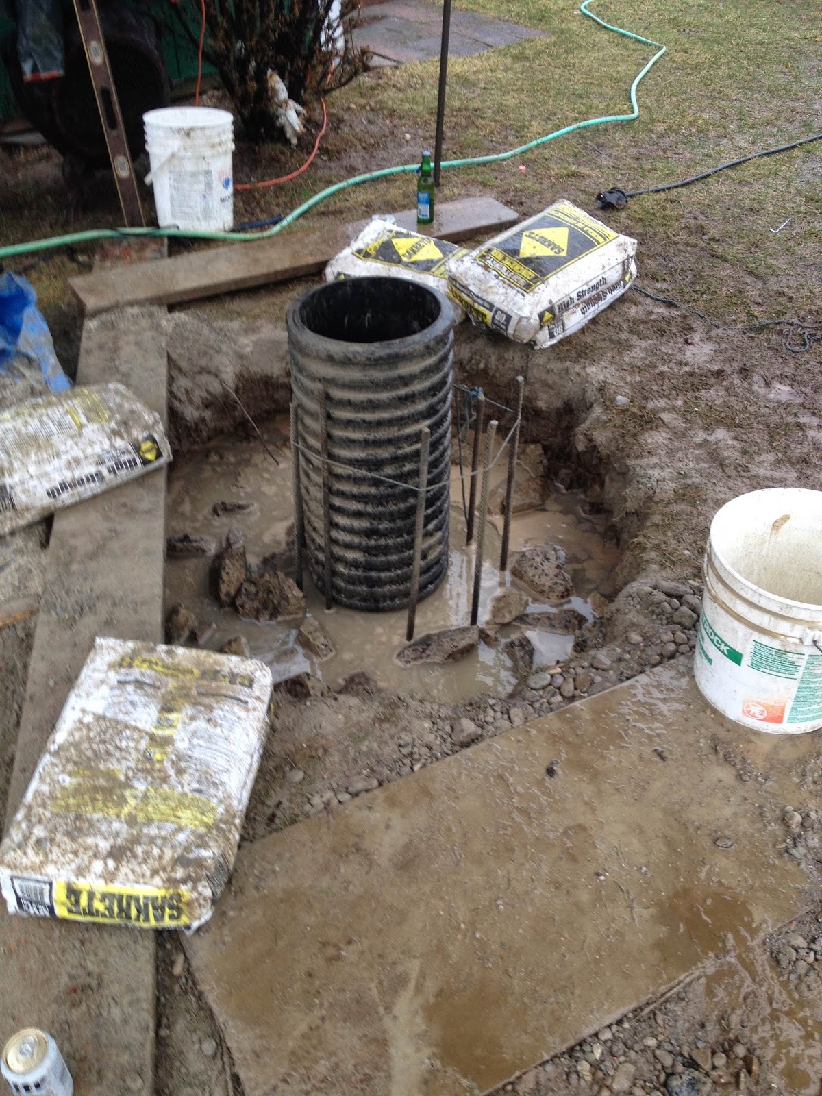 DIY Flagpole Foudnation Installation Instructions & Directions Tools