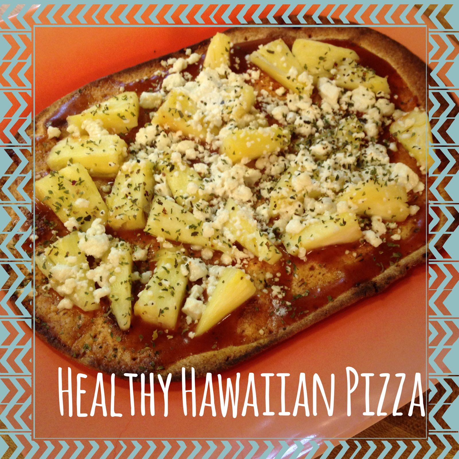 Working on My Forever Healthy Personal Hawaiian Pizza!