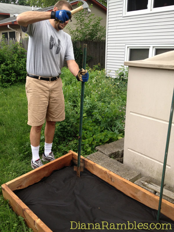 Frugal Raised Garden Bed