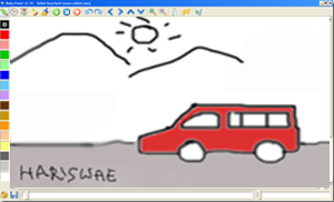 baby-paint software belajar melukis