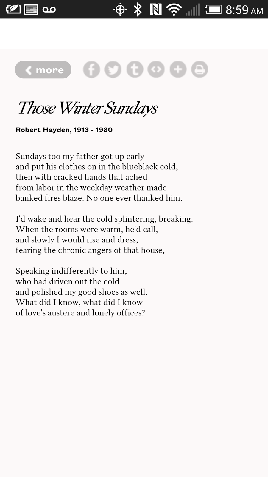 Those winter sundays thesis statement image