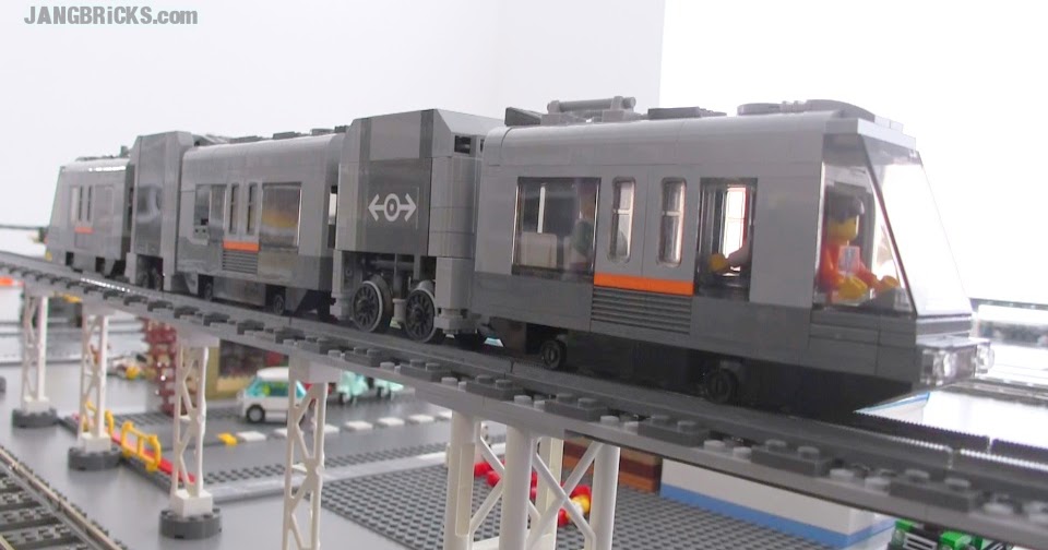 lego elevated train track
