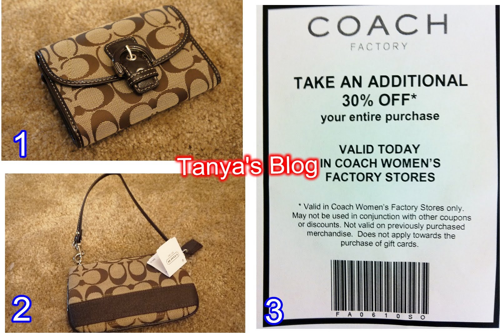Tanya's Blog 2011/09/19 美國 加州 COACH FACTORY OUTLET(GREAT MALL)