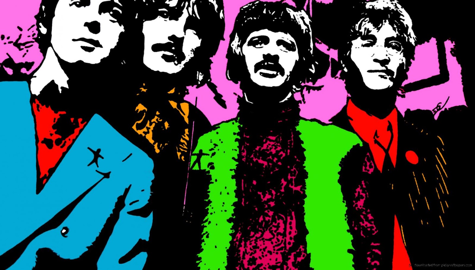 Beatles Psychedelic Art