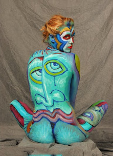 Artistic Female Body Painting