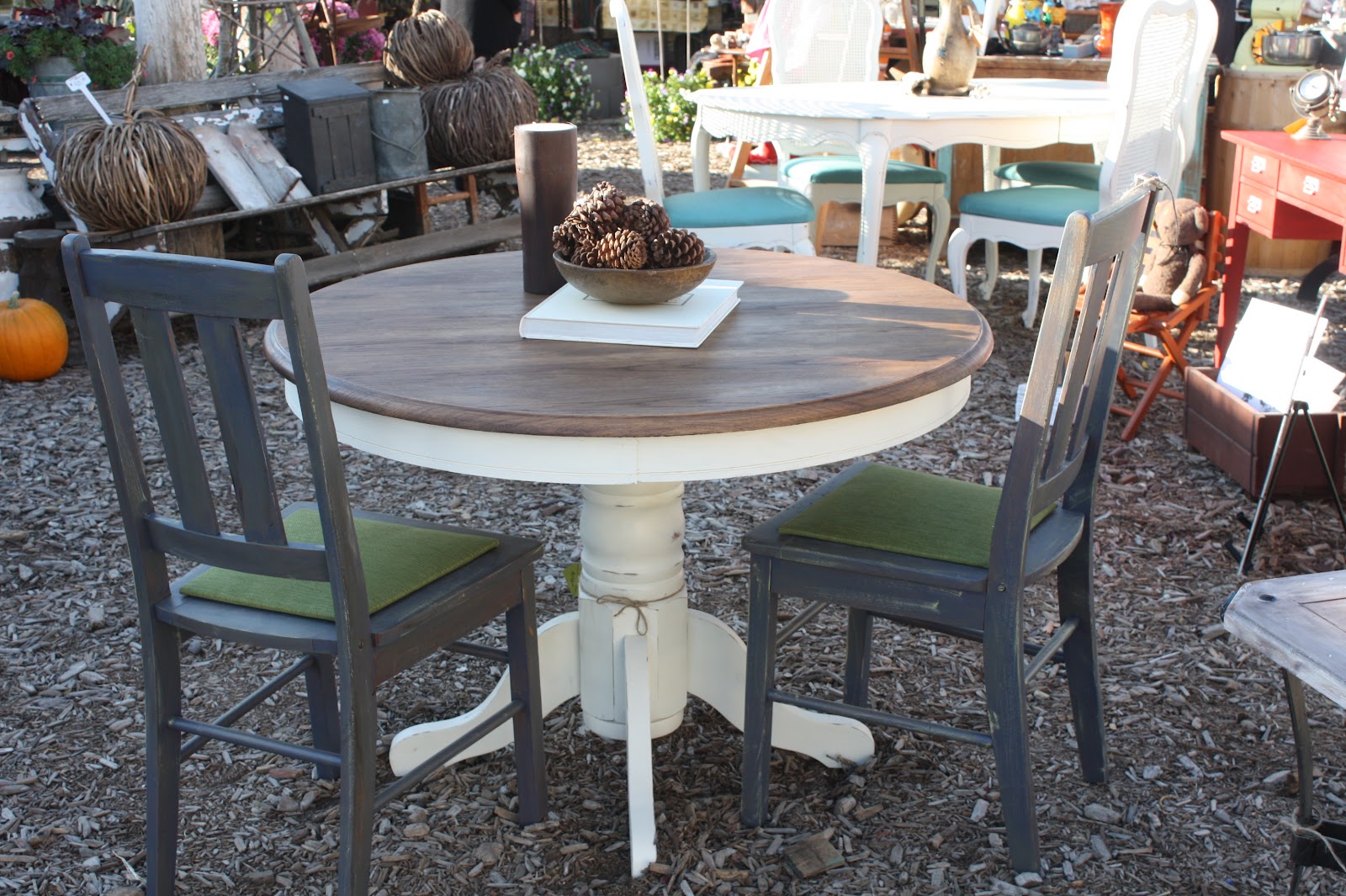 Kelly Miller Creations Pedestal Kitchen Table
