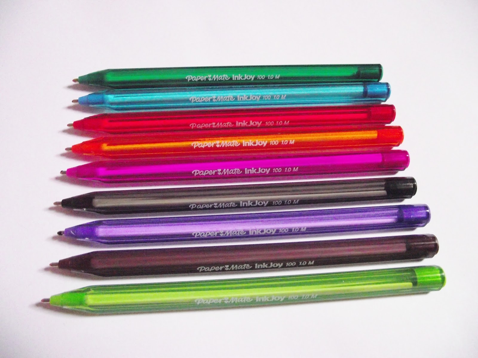 Oh Stationery: Paper Mate Inkjoy 1.0 Ballpoint Pens