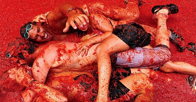 FOTO : Festival La Tomatina Di Spanyol / Spain Terbaru 2015 FOTO : Festival La Tomatina Di Spanyol / Spain Terbaru 2015