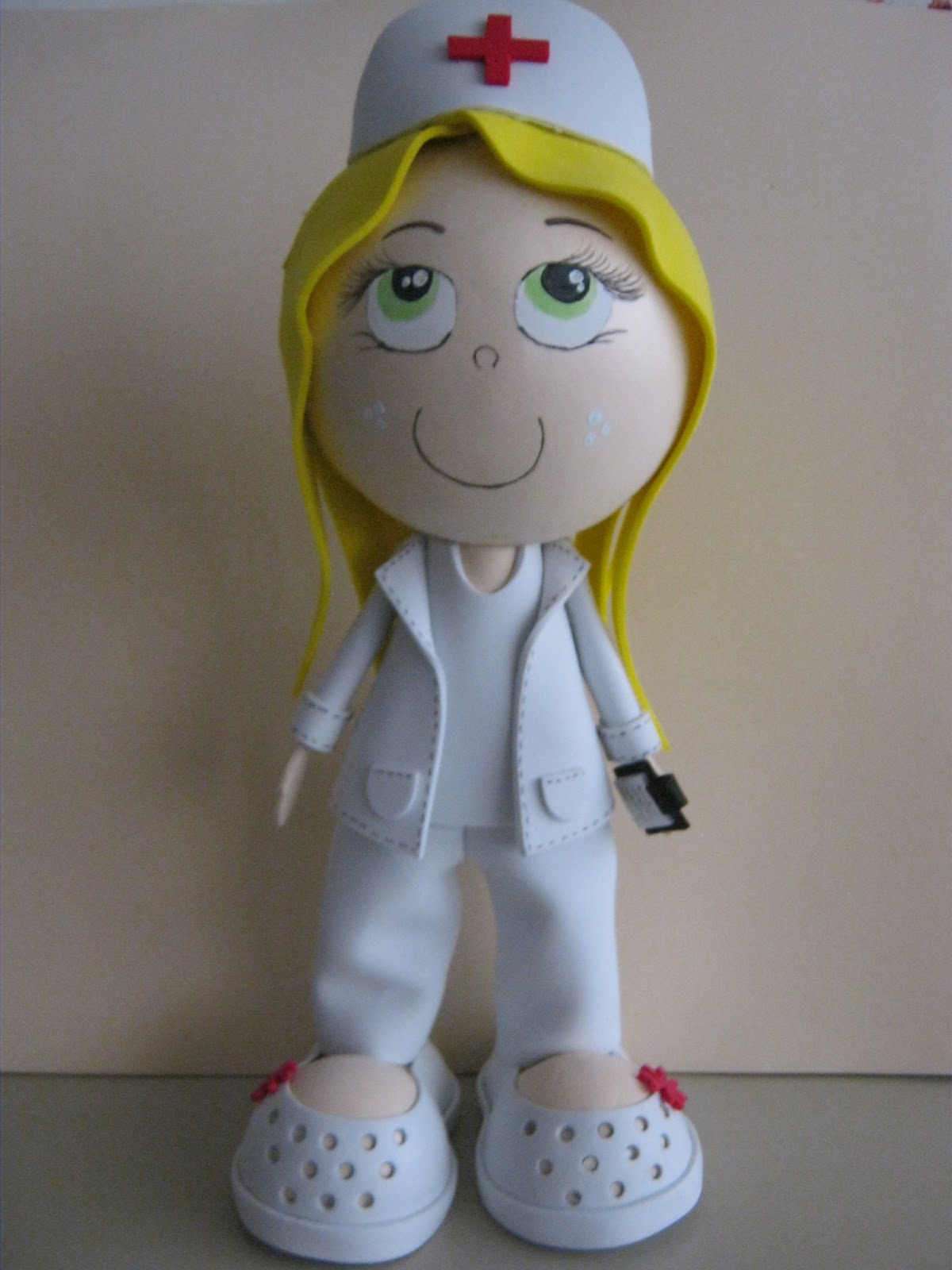 Mis Fofuchas 2013 Artfoamicol: COMO HACER UNA MUÑECA FOFUCHA ENFERMERA EN FOAMY O GOMAEVA CON MOLDES O PATRONES TUTORIAL PASO A PASO CON VIDEOS aRTFOAMICOL
