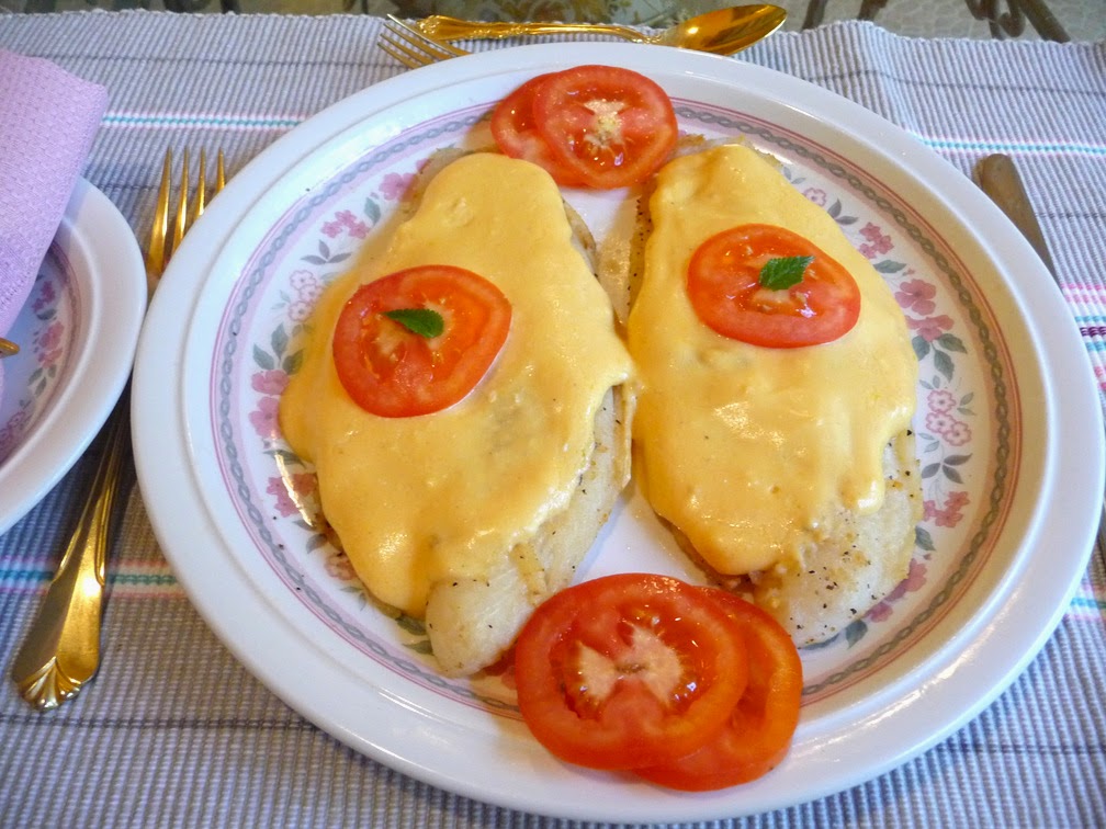 SPLENDID LOWCARBING BY JENNIFER ELOFF FISH WITH CHEESE SAUCE